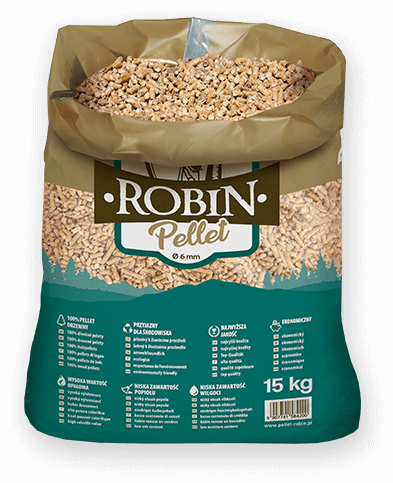 worek pelletu opałowego Robin do kupienia w Rejowcu lub sklepie internetowym